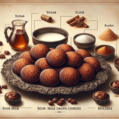 Image of Sour Milk Molasses Drop Cookies