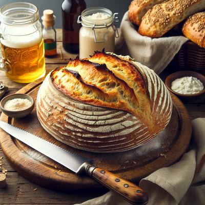 Image of Sourdough Beer Bread Bread Machine