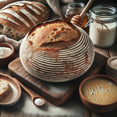 Image of Sourdough Bread and Starter