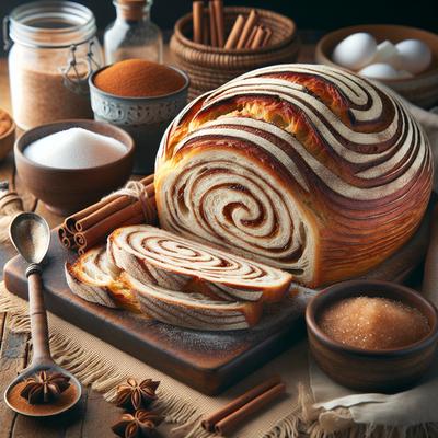 Image of Sourdough Cinnamon Swirl Bread