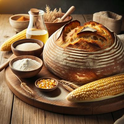 Image of Sourdough Cornmeal Bread