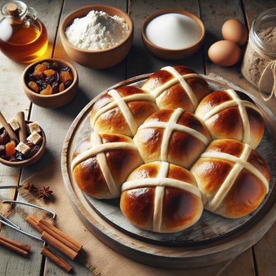 Image of Sourdough Hot Cross Buns