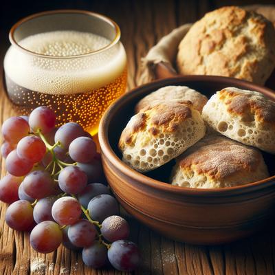Image of Sourdough Natural Grape Starter and Sourdough Biscuits