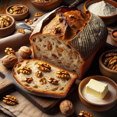 Image of Sourdough Nut Batter Bread