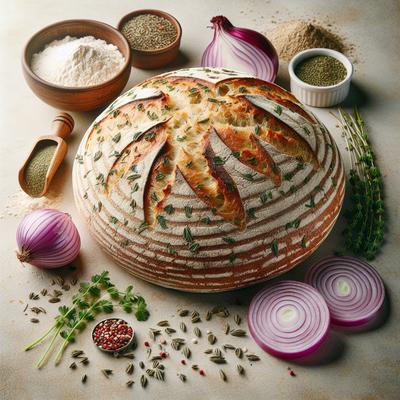 Image of Sourdough Onion Herb Bread