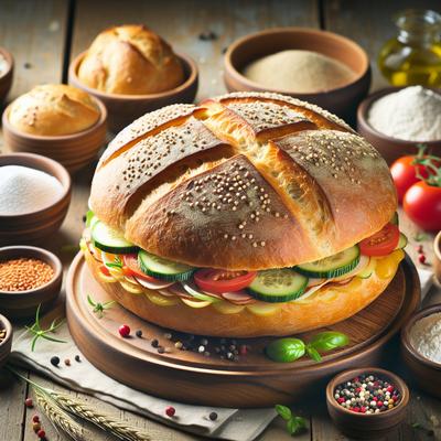 Image of Sourdough Sandwich Buns Schlotzsky Style