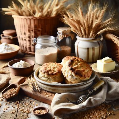 Image of Sourdough Whole Wheat Biscuits