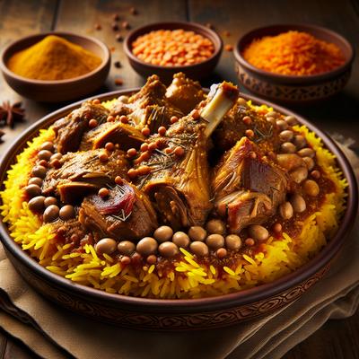 Image of South African Malay Lamb Breyani or Chicken