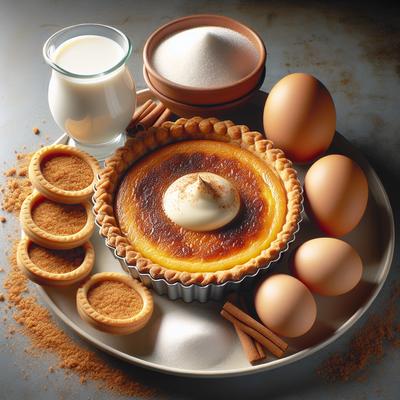 Image of South African Melktert Milk Tart
