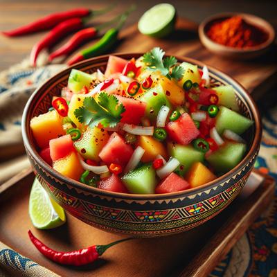 Image of South African Spicy Melon Salad