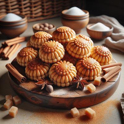 Image of South African Traditional Soetkoekies Sweet Cookies