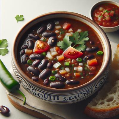 Image of South Beach Black Bean Soup