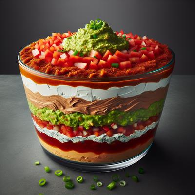 Image of South Beach Diet Fat Free 7 Layer Mexican Dip