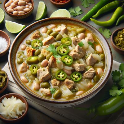 Image of South Beach Diet Tomatillo White Chili