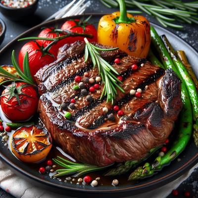 Image of South Beach Grilled Rosemary Steak