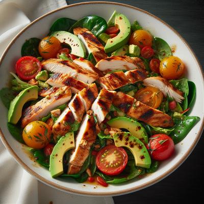 Image of South Beach Style Warm Chicken Salad
