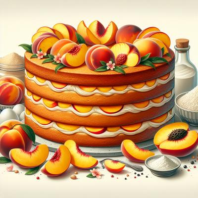 Image of South Carolina Fresh Peach Cake