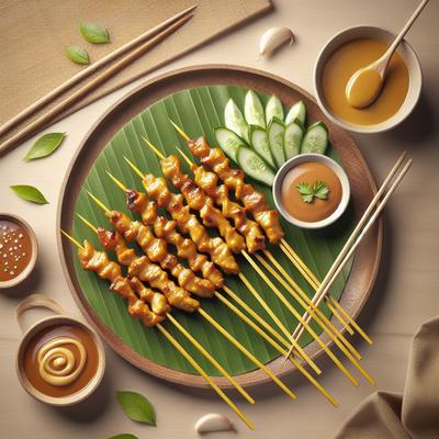 Image of South China Morning Post 1963 Authentic Chicken Satay Skewers