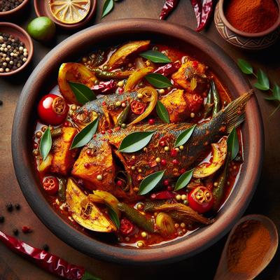 Image of South Indian Spicy Awesome Fish Chettinad