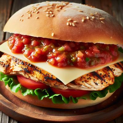 Image of South of the Border Chicken Sandwich