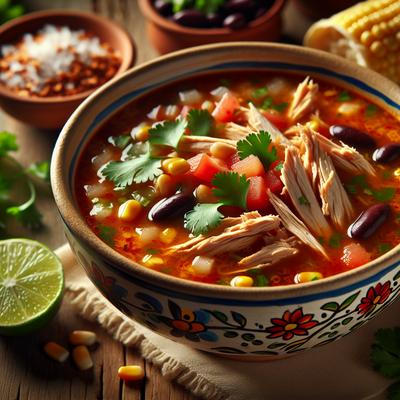 Image of South of the Border Chicken Soup