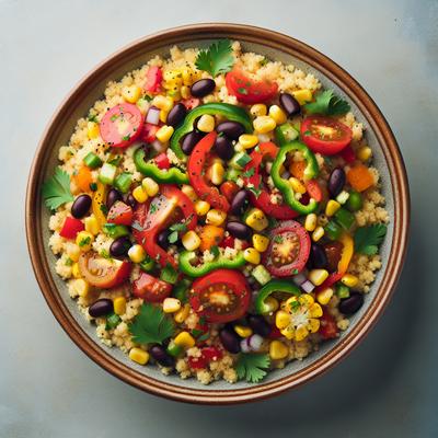 Image of South of the Border Couscous Salad Vegan