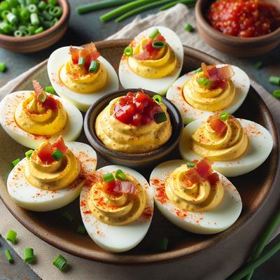 Image of South of the Border Deviled Eggs