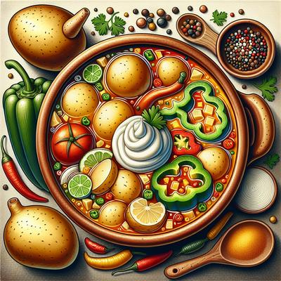 Image of South of the Border Potato Soup