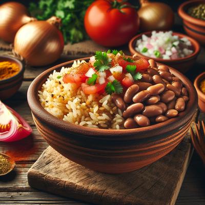 Image of South of the Border Rice and Beans