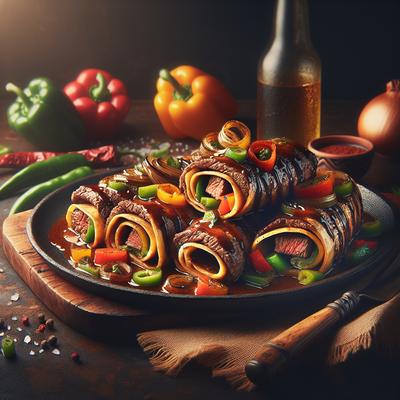 Image of South of the Border Steak Rolls