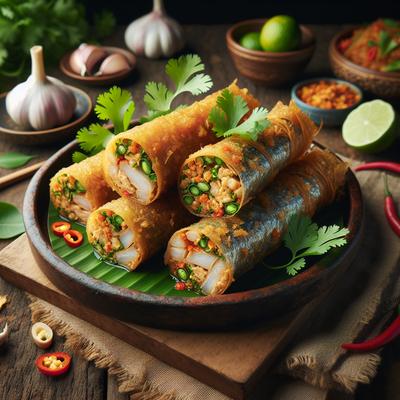 Image of Southeast Asian Fish Rolls