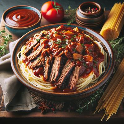 Image of Southern Barbecue Spaghetti