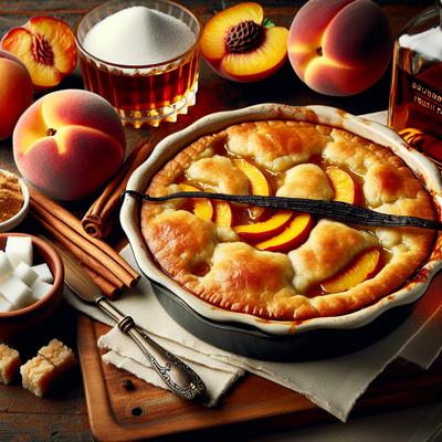 Image of Southern Bourbon Fresh Peach Cobbler