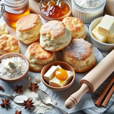 Image of Southern Breakfast Biscuits Easy but Light and Fluffy