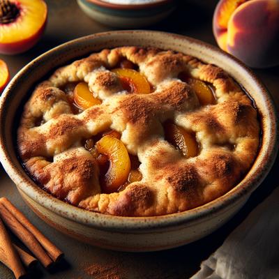 Image of Southern Cinnamon Peach Cobbler