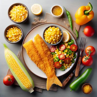 Image of Southern Cornmeal Crusted Catfish with Crunchy Corn Relish