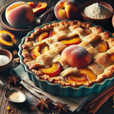 Image of Southern Double Crust Peach Cobber