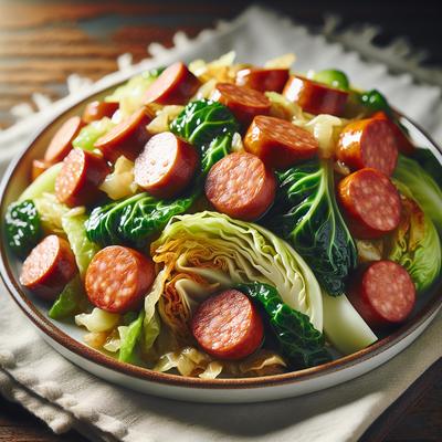 Image of Southern Fried Cabbage with Sausage