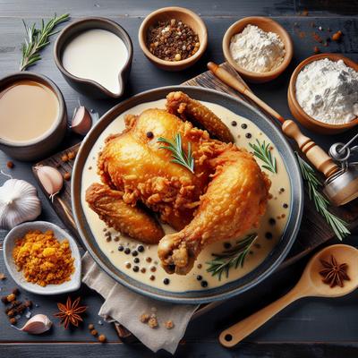 Image of Southern Fried Chicken with Cream Gravy