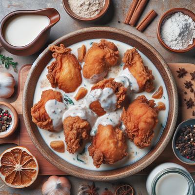 Image of Southern Fried Chicken with Milk Gravy