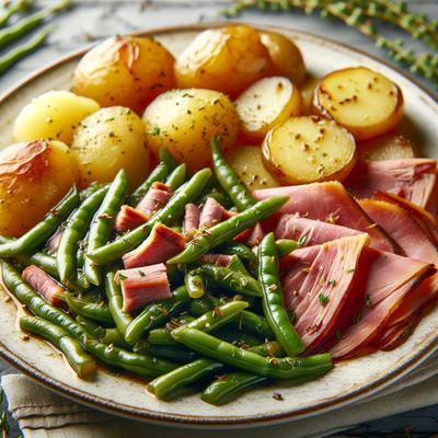 Image of Southern Green Beans Ham Potatoes