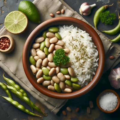 Image of Southern Lima Beans with Rice