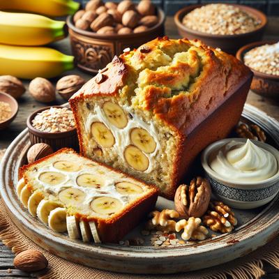Image of Southern Living's Cream Cheese Banana Nut Bread Healthier Vers