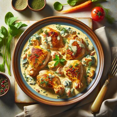 Image of Southern Living's Tarragon Cream Chicken