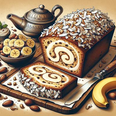 Image of Southern Living's Toasted Coconut Cream Cheese Banana Nut Bread