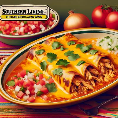 Image of Southern Living 1986 Chicken Enchiladas