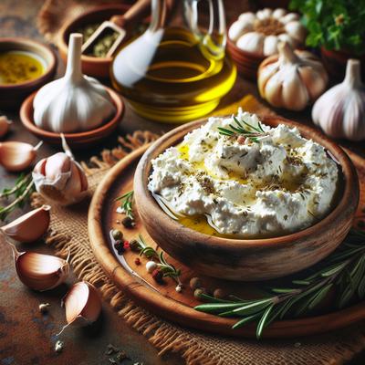 Image of Southern Mediterranean Goat Cheese Spread or Dip