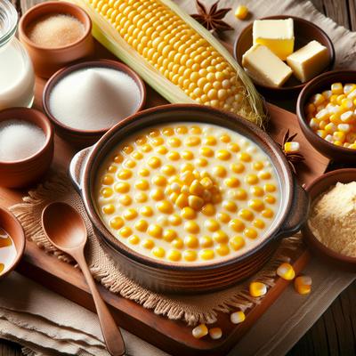 Image of Southern No Egg Corn Pudding