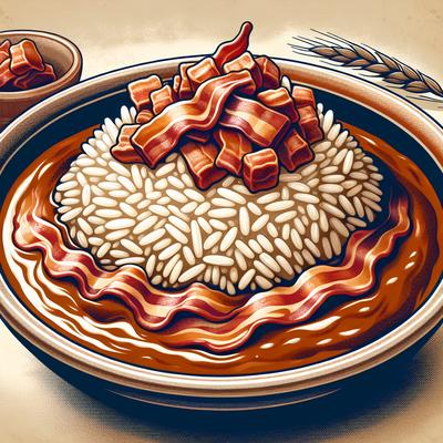Image of Southern Rice with Bacon Flavored Gravy