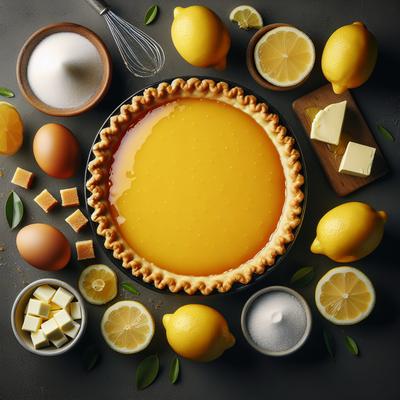Image of Southern Style Lemon Chess Pie Filling